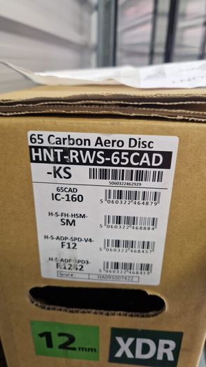 Hunt 65mm Carbon Aero Disc Wheelset