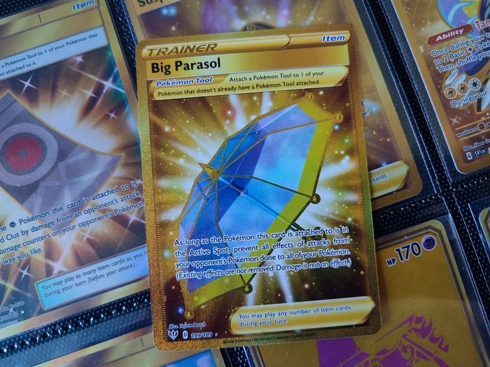 Big Parasol ! Secret Rare ! from Darkness Ablaze Set ! 2020 ! Pokemon Card !