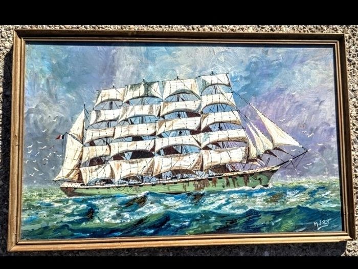 Large oil painting