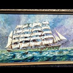 Large oil painting