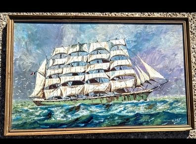 Large oil painting