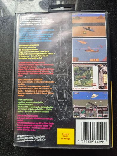 LHX Attack Chopper - Sega Game