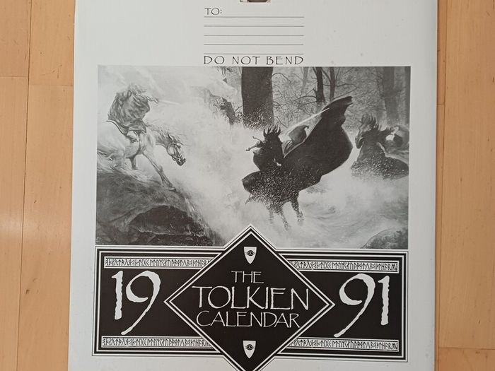 JRR TOLKIEN Six Vintage Calenders