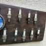 vintage sparkplug display board Image 2