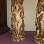 Pair of Vintage Carved Resin Vases Image 6