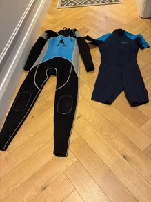 2 wetsuits