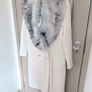 New with tags white snow queen coat from river island size 10 Image 9