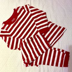 M&S Candy cane Christmas PJs (3-4Y)