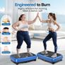 Vibration Plate, 2026 Upgraded 2D & 4D Vibration Plate Exercise Machine with Dual & Triple Motors, Adjustable Speeds, Superior Weight Capacity Vibration Plate for Weight Loss & Lymphatic Image 3
