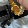 GUCCI  Gold Bracelet Stainless Steel Black Dial   Ladies Watch Image 4