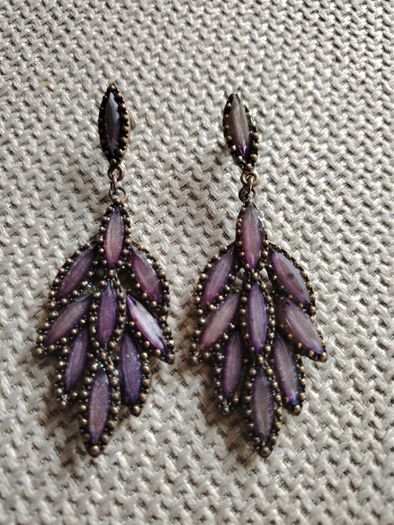 Purple Earrings