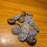 Vintage illustrated buttons, set of 17. Image 4
