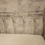 Stunning vintage inspired king size Silver bed frame Image 2