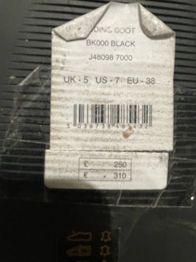 tall boots riding black women Jigsaw size 5 BNWT