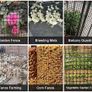 Garden Fence Barrier for Dogs,1x20m Snow Fence Plastic Mesh Fencing Roll [Heavy Duty] Safety Temporary Fencing,Garden Mesh Border Fence Reusable for Yard Vegetable Poultry Rabbit Chicken-Green Image 6
