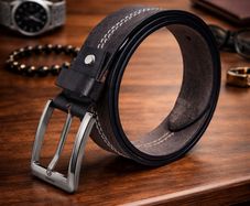 Unisex Premium Genuine Leather Belt Classic Stylish Waist Belt Durable Formal & Casual Designer Belt