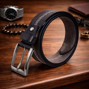 Unisex Premium Genuine Leather Belt Classic Stylish Waist Belt Durable Formal & Casual Designer Belt
