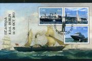 2013 Ireland Stampa Public Souvenir Port of Cork Miniature Sheet Overprinted for Stampa with show cancel of 18/10/13