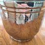 Vintage Chromium on Solid Brass Ice Bucket Image 2