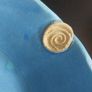 Beautiful Thomas Diem Ceramics Handcrafted Pottery Shallow Dish from the Collectable but Discontinued Torc Range, in Fabulous Shades of Turquoise and Blue Image 7