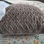 Set of x2 Grey Fluffy Cushions Image 5