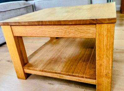 Solid Oak Coffee Table