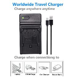 Battery Charger For Canon Eos 350d 400d Nb-2lh Nb-2l Pc1018 E160814 G9 G7