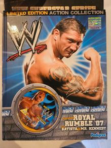 WWE WWF wrestling books with dvds