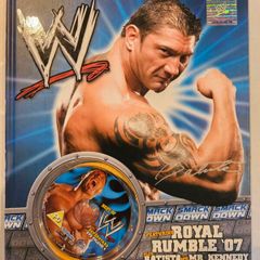 WWE WWF wrestling books with dvds