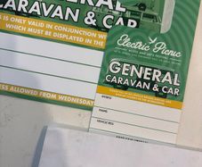 Electric picnic car and caravan pass