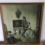 Large Framed Print, "The Lady with a Harp" by Leonard Campbell Taylor Image 2