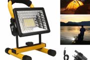 LED Work Lights Portable Floodlight Waterproof Security LED Rechargeable FloodLight for Outdoor, Garage, Car Repairing, Camping, Hiking