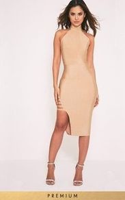 Prettylittlething Gold Dress. Size 12