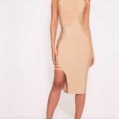 Prettylittlething Gold Dress. Size 12