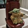 Star Wars The Mandalorian Grogu The Child in Chair 1:2 Scale 12" Statue Image 5