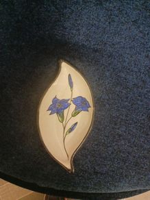 Hand painted dish