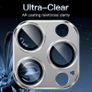 Camera Lens Protector for iPhone 15 Pro 6.1-Inch and iPhone 15 Pro Max 6.7-Inch, Full Coverage 9H Clear Tempered Glass. Image 2