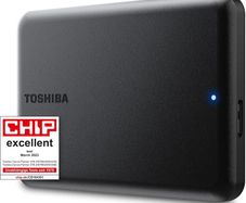 Toshiba Canvio Partner 2TB Portable 2.5 External Hard Drive, USB 3.2, Mac & Windows compatible. (HDTB520EK3AB)