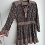 Zara mini dress, size M, leopard print 100% viscoza , Image 2