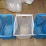 3 Foldable Laundry Bags with Stands Image 2