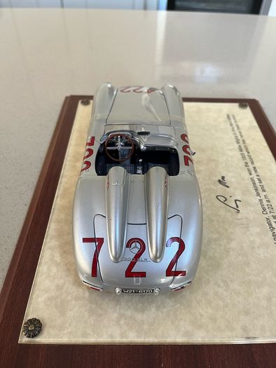 Mercedes 300 SLR Signed by Stirling Moss COA 1/18 Rare