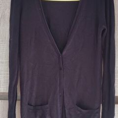 Zara Black cardigan with pockets and buttons