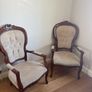 Vintage Style Round table & 2 chairs Image 2