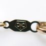 Vintage Crystal Pendant Charm & Gold Plated Chain Necklace Length 18" Image 9