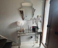 Art deco style  mirror table and mirror