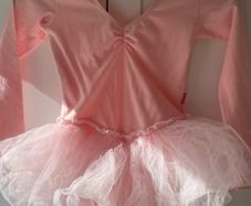 Sansha Long sleeved pink peach ballet dancing tutu