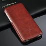 100% Handmade Luxury Real Genuine Leather Flip Case Cover For iPhone 4/ 4S Image 3