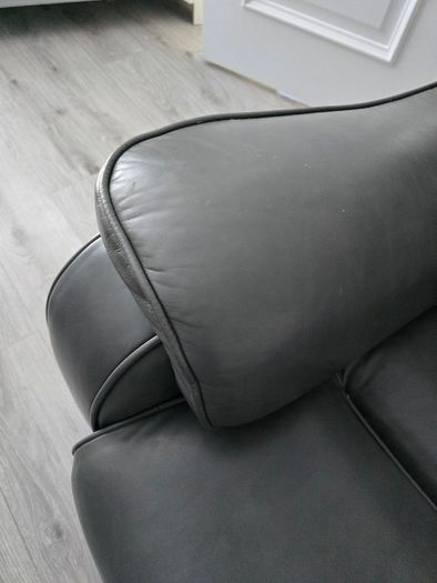 Sofa two seater and electric recliner leather