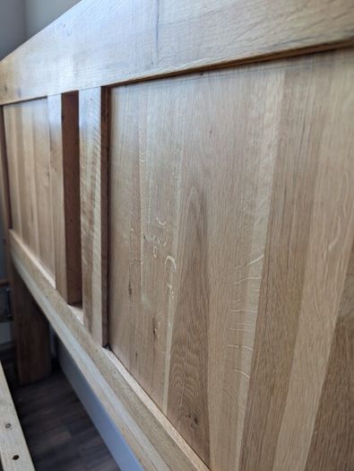 Solid Oak Double Bed