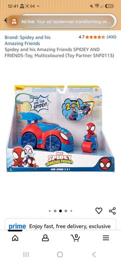 spiderman motorbike / car